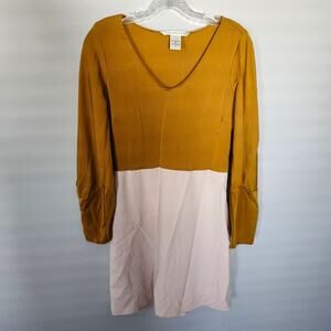 DIANE VON FURSTENBERG Evelina Silk Colorblock Dress